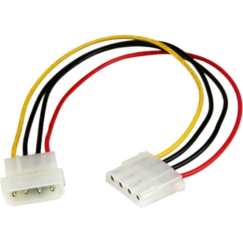 12in Molex LP4 Power Extension Cable M/F 12in Molex LP4 Power Extension Cable M/F
